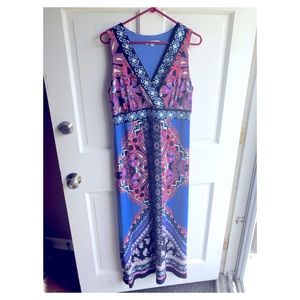 Patterned maxi dress